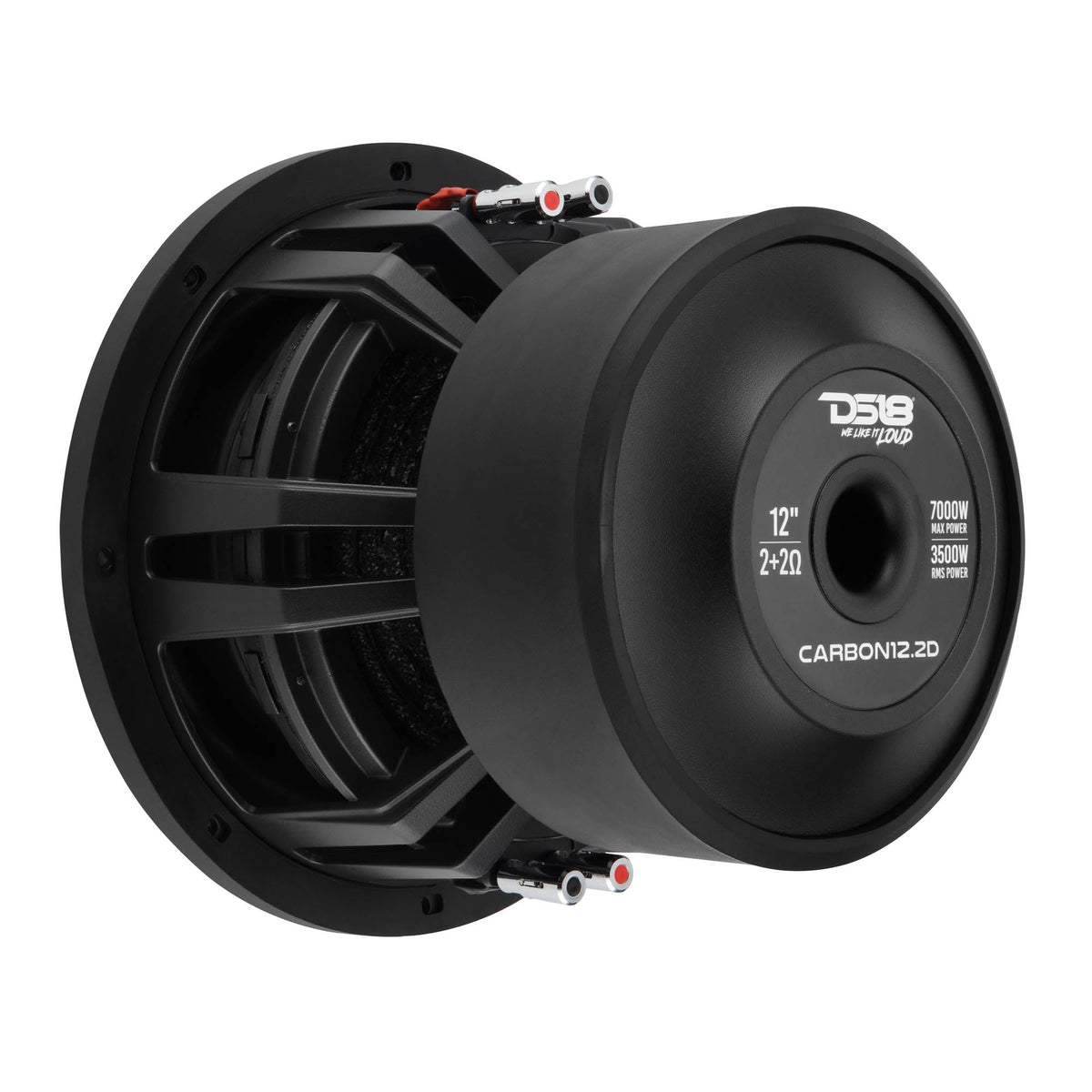 12" High Excursion Subwoofer with Carbon Fiber Cone | 3500W RMS / 7000W Peak | Dual 2-Ohm Voice Coil - Sold by Audio Sellerz