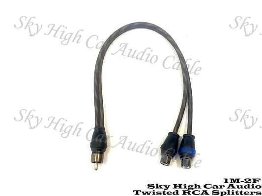 Sky High Car Audio Twisted Y Splitter - Audio Sellerz