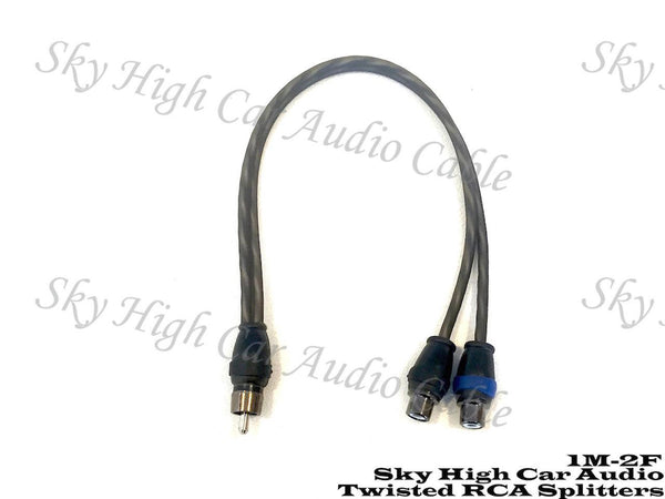 Sky High Car Audio Twisted Y Splitter - Audio Sellerz