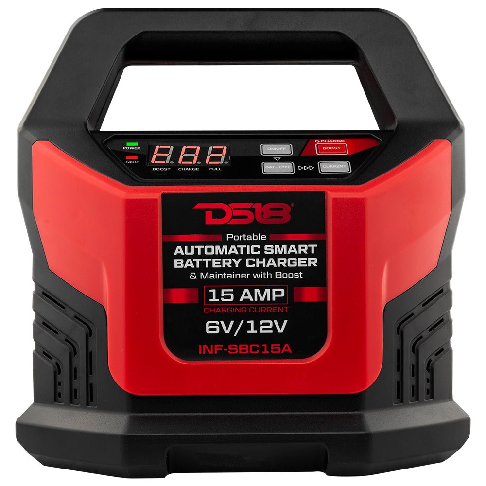 15 AMP Automatic Smart Lithium and AGM Battery Charger, Maintainer and Jump Booster.