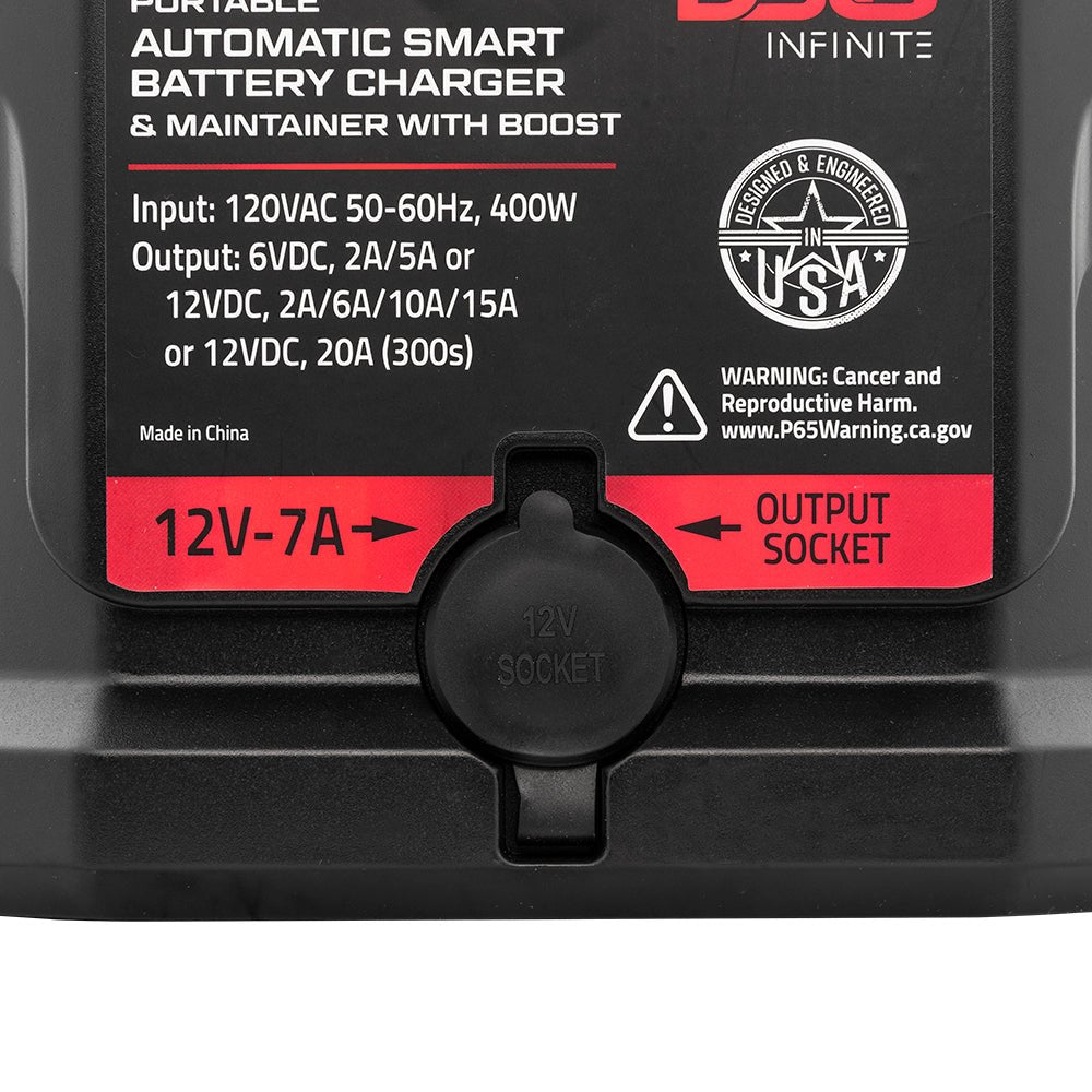 15 AMP Automatic Smart Lithium and AGM Battery Charger, Maintainer and Jump Booster.