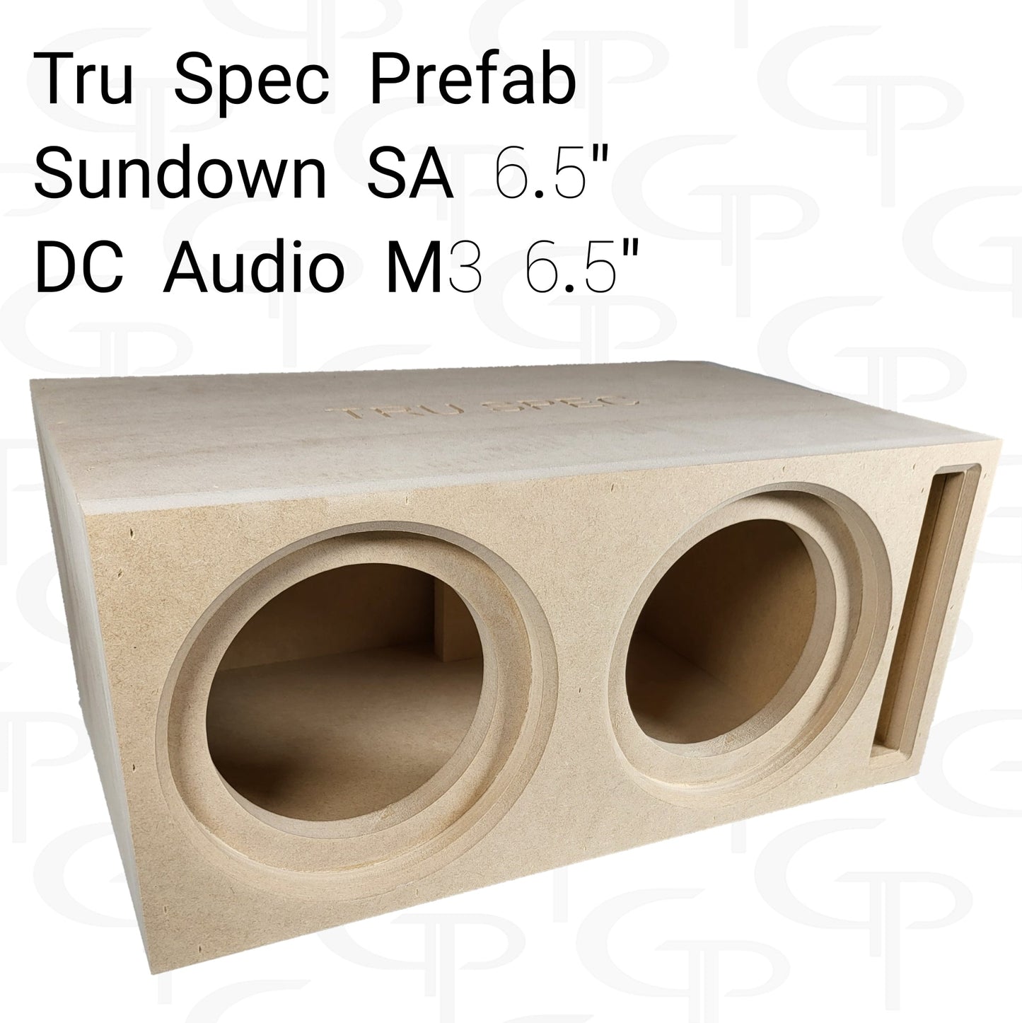 TRU SPEC Prefab Dual 6.5" Subwoofer Enclosure Sundown SA /  DC M3.