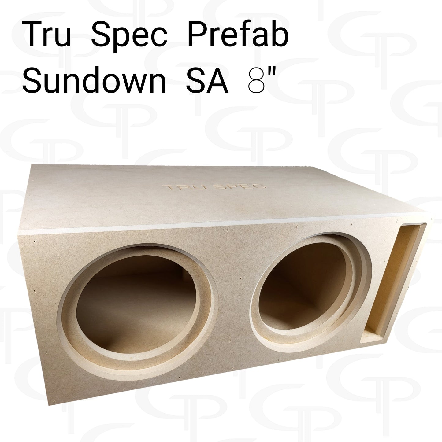 TRU SPEC Prefab Dual 8" Subwoofer Enclosure Sundown SA.