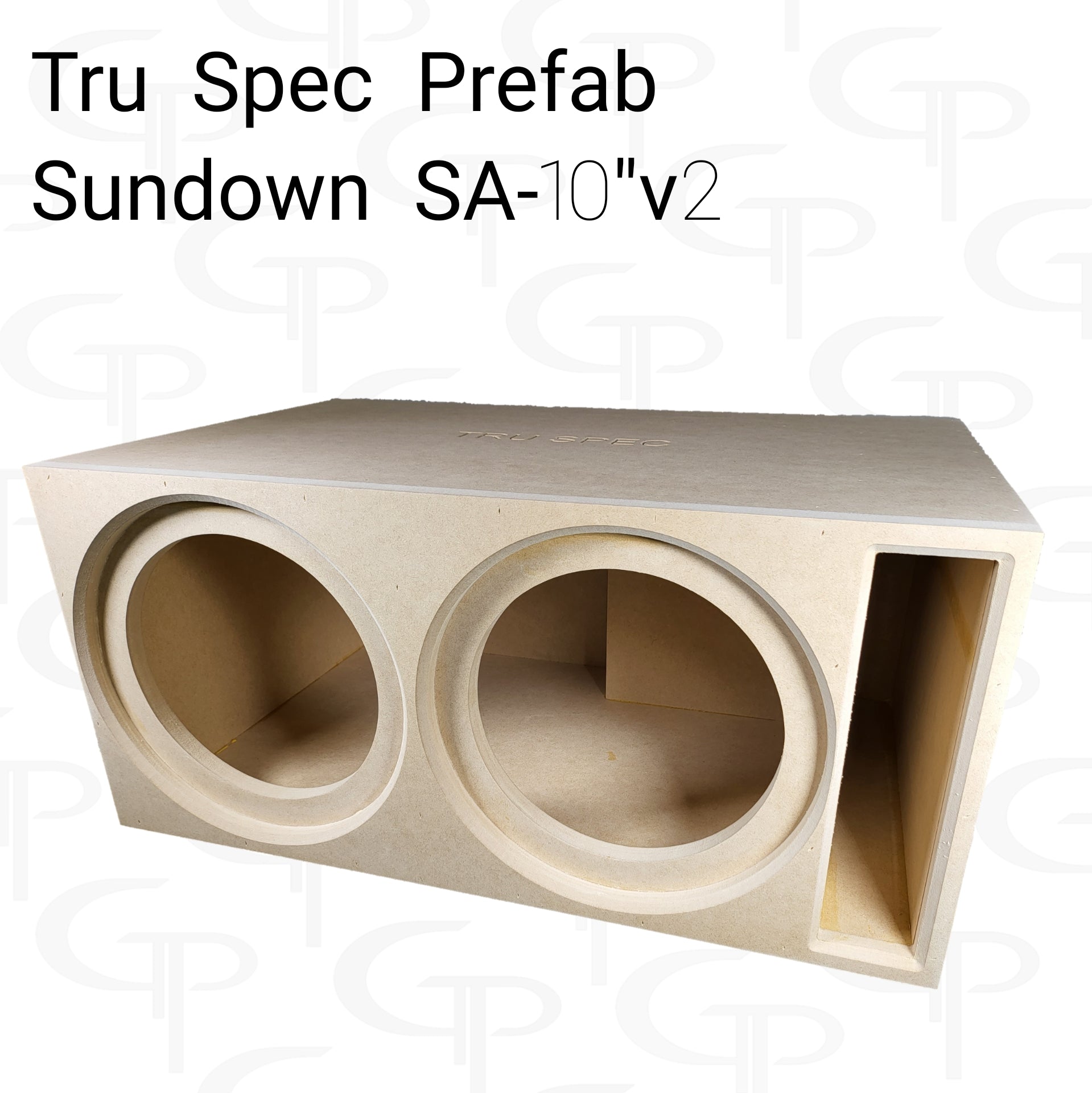 TRU SPEC Prefab Dual 10" Subwoofer Enclosure Sundown SA 10v2.