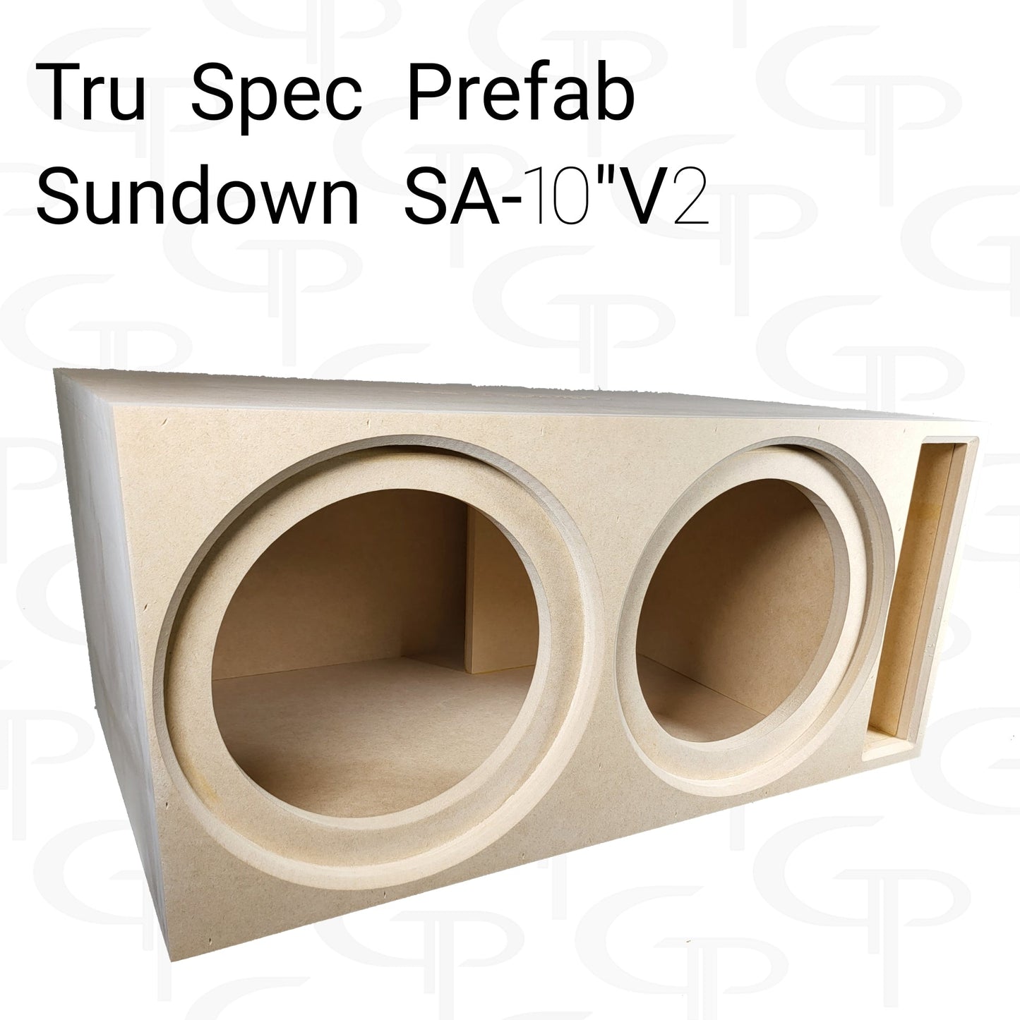 TRU SPEC Prefab Dual 10" Subwoofer Enclosure Sundown SA 10v2.