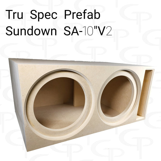 TRU SPEC Prefab Dual 10" Subwoofer Enclosure Sundown SA 10v2.
