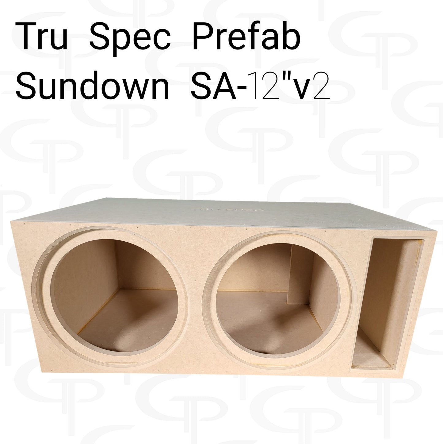 TRU SPEC Prefab Dual 12" Subwoofer Enclosure Sundown SA 12v2.