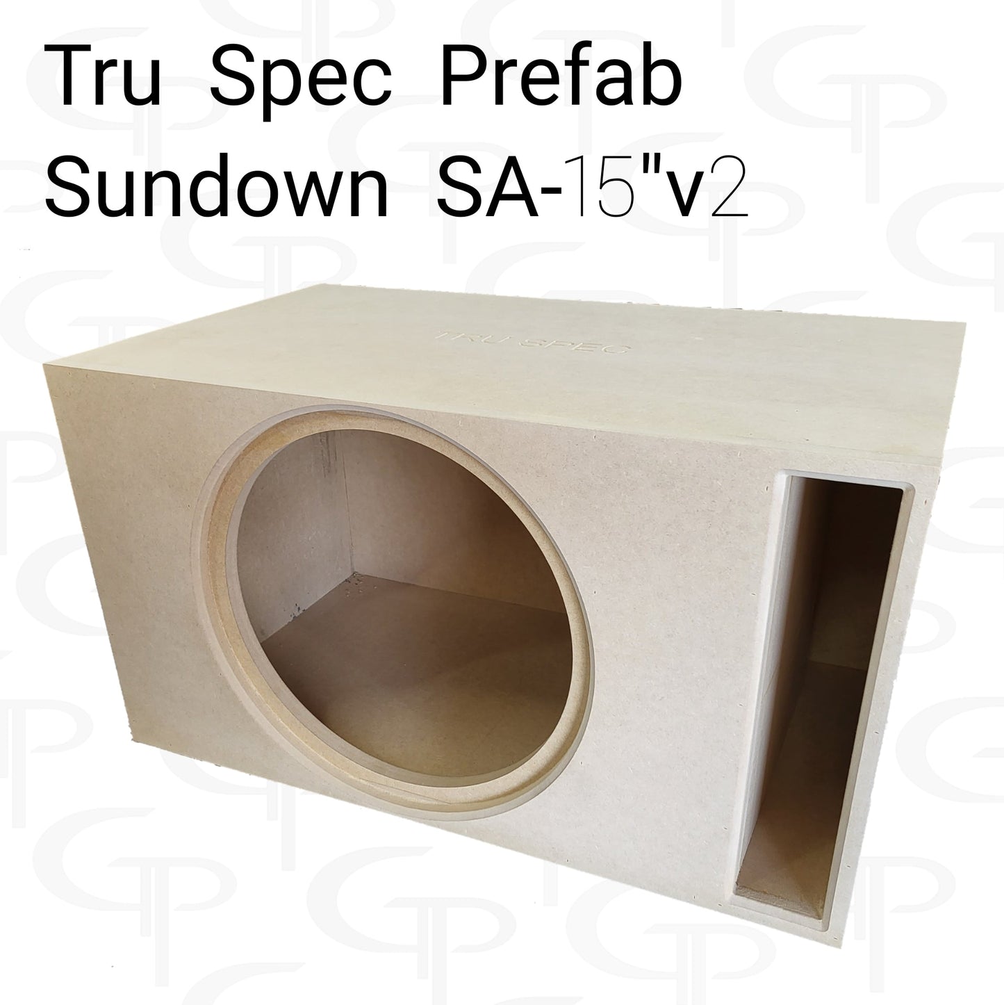 TRU SPEC Prefab Single 15" Subwoofer Enclosure Sundown SA 15v2.
