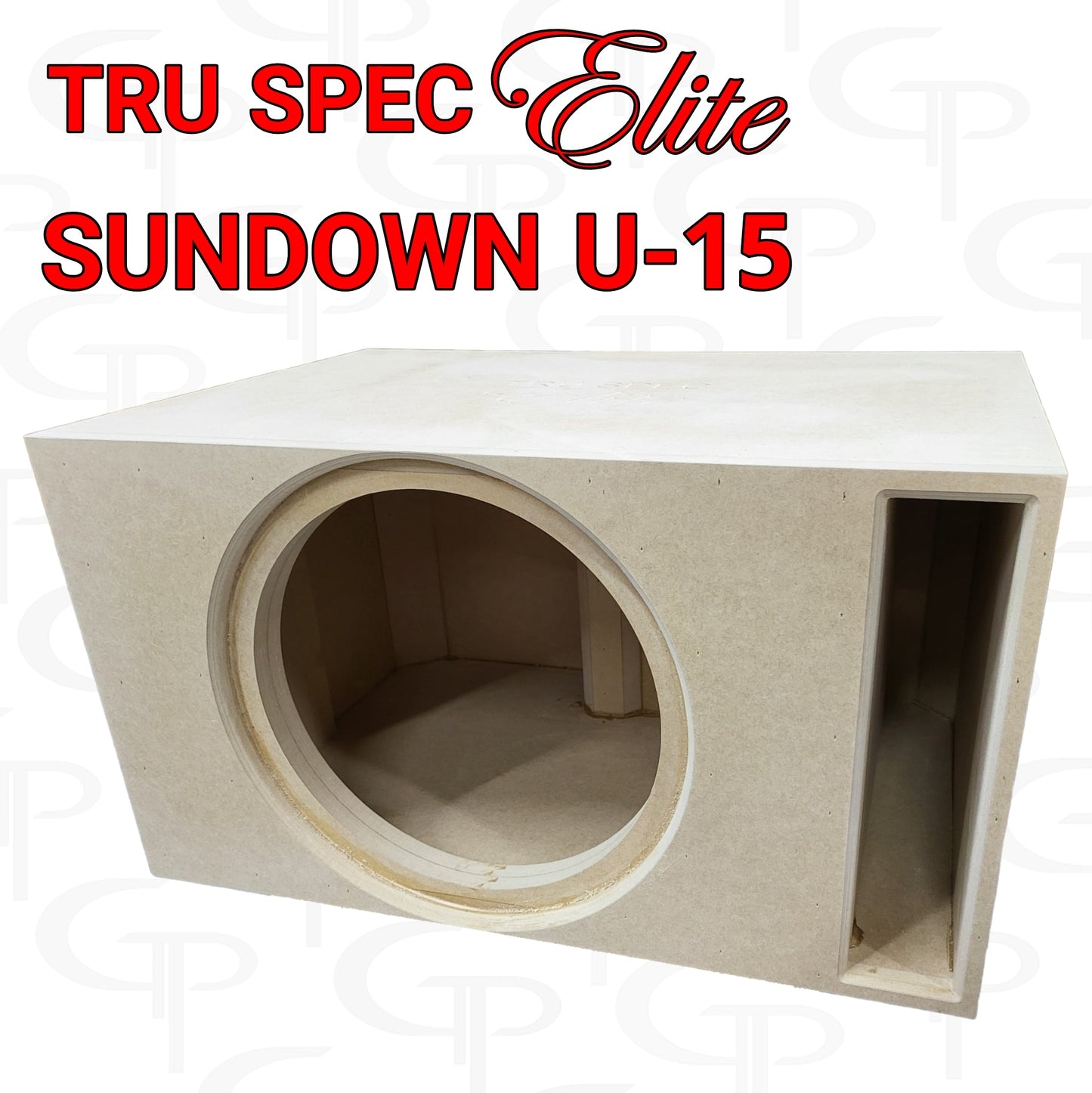 TRU SPEC Elite Prefab Single 15" Subwoofer Enclosure Sundown U 15".