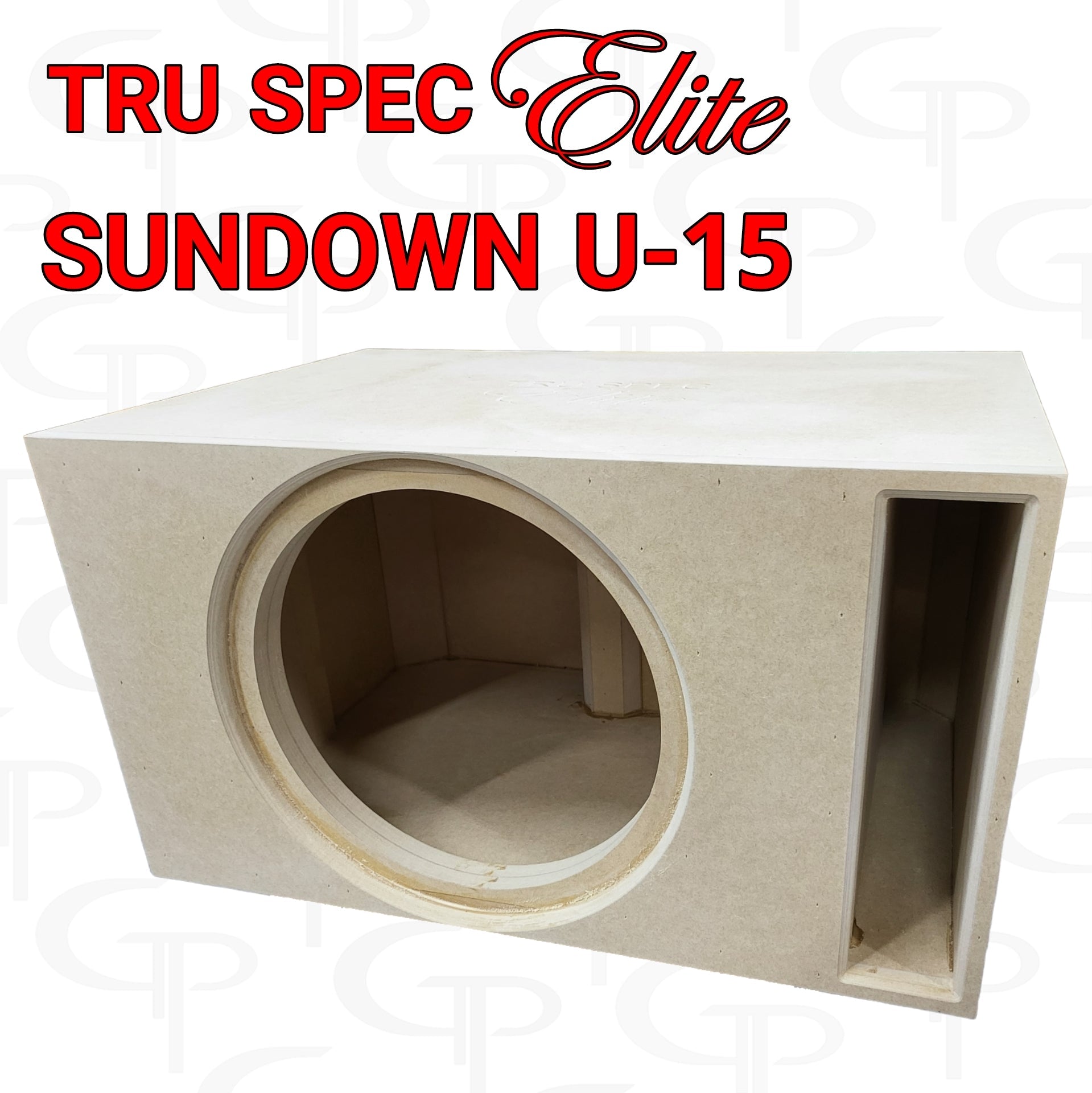 TRU SPEC Elite Prefab Single 15" Subwoofer Enclosure Sundown U 15".