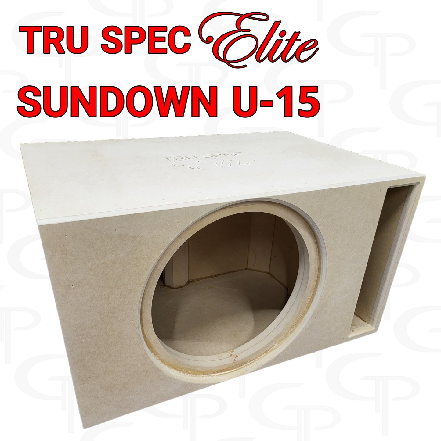 TRU SPEC Elite Prefab Single 15" Subwoofer Enclosure Sundown U 15".