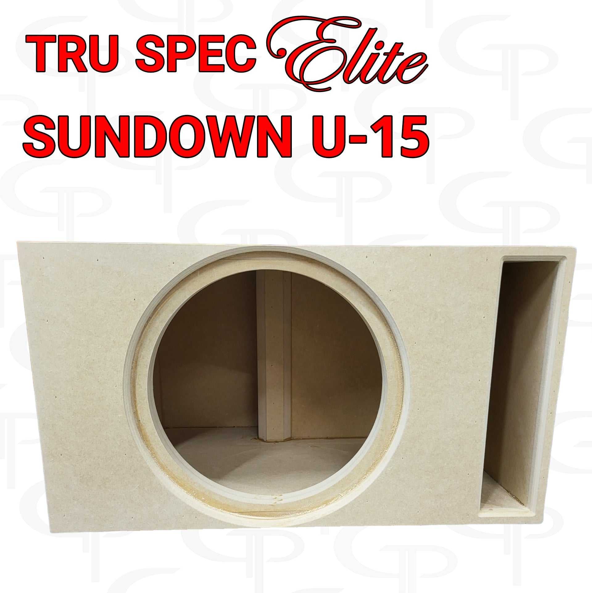 TRU SPEC Elite Prefab Single 15" Subwoofer Enclosure Sundown U 15".