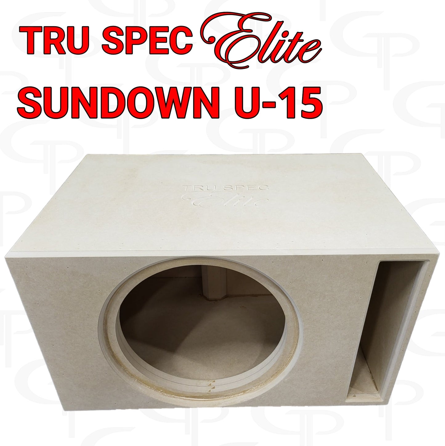 TRU SPEC Elite Prefab Single 15" Subwoofer Enclosure Sundown U 15".