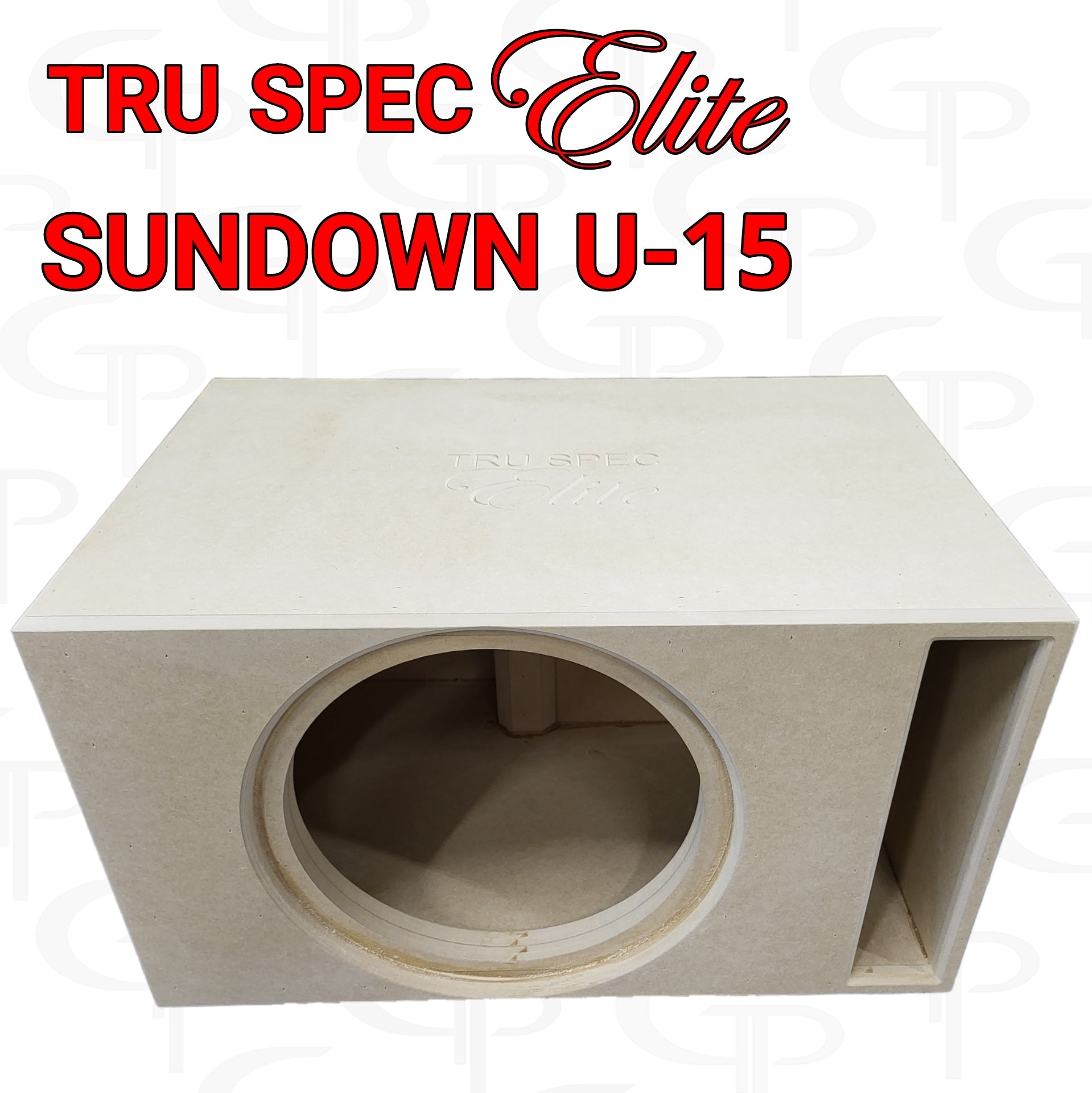 TRU SPEC Elite Prefab Single 15" Subwoofer Enclosure Sundown U 15".