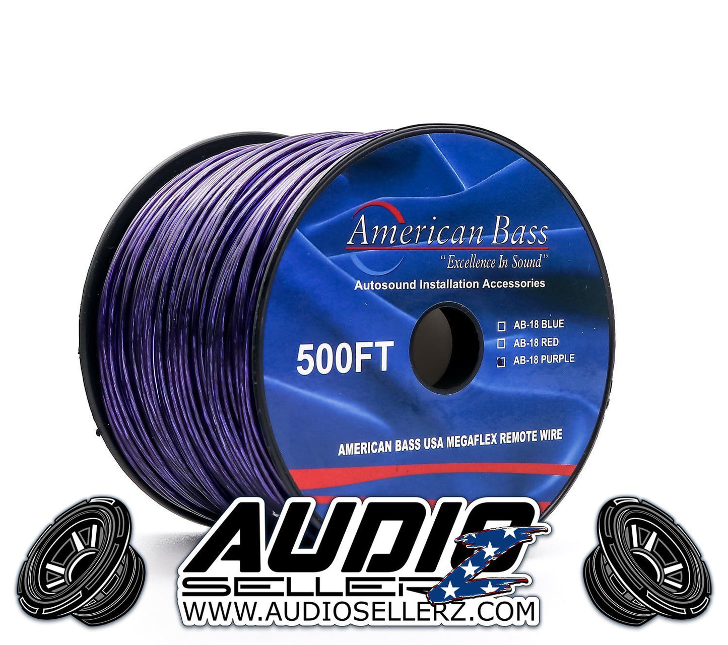 18 Gauge Remote Wire, 500ft Spool - American Bass Audio