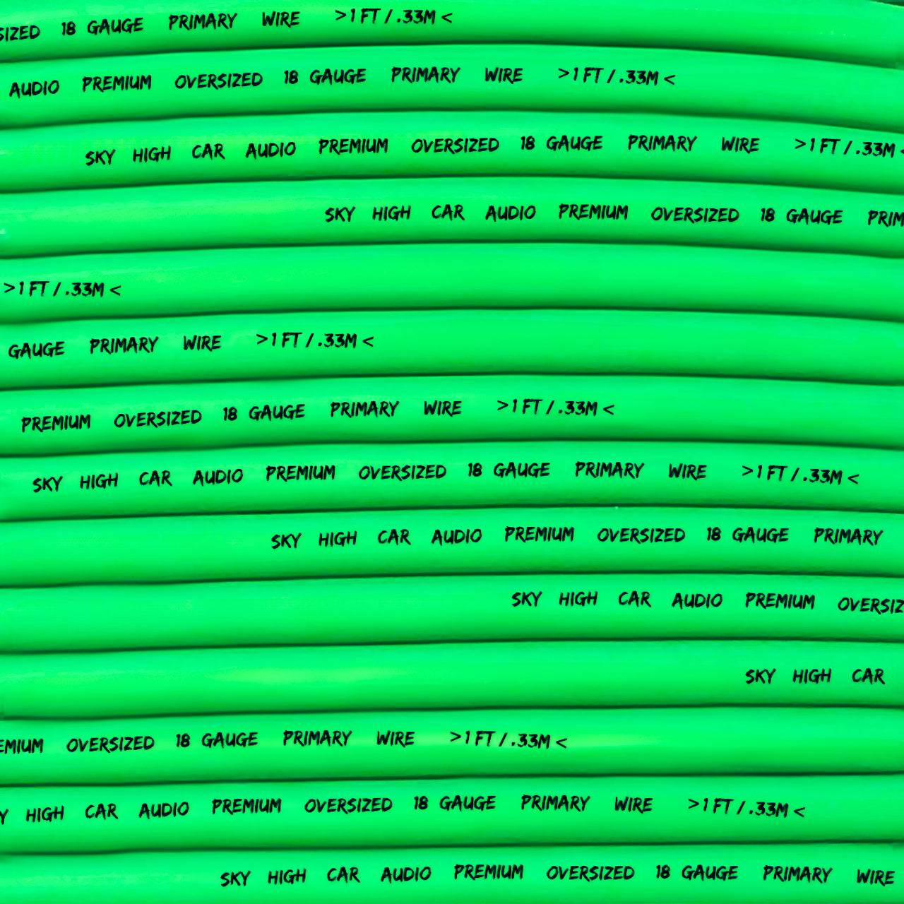 Sky High Car Audio CCA 18 Gauge Primary Wire – 500ft Spool - Audio Sellerz
