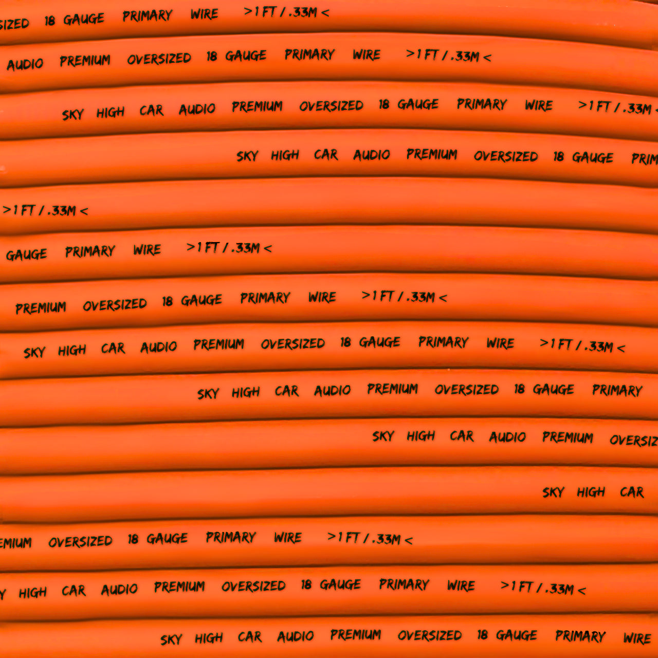 Sky High Car Audio CCA 18 Gauge Primary Wire – 500ft Spool - Audio Sellerz
