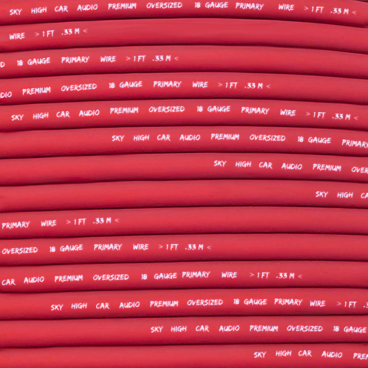 Sky High Car Audio Primary Wire 500ft | CCA 18 Gauge
