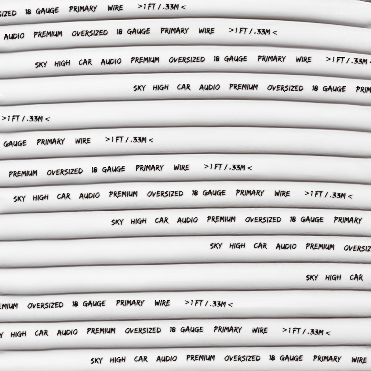 Sky High Car Audio CCA 18 Gauge Primary Wire – 500ft Spool - Audio Sellerz