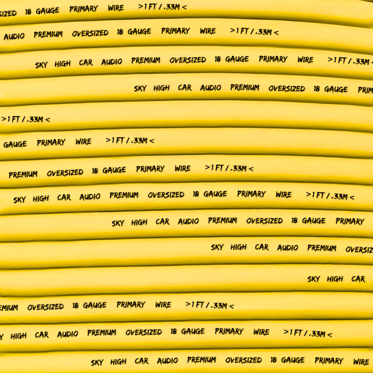 Sky High Car Audio CCA 18 Gauge Primary Wire – 500ft Spool - Audio Sellerz