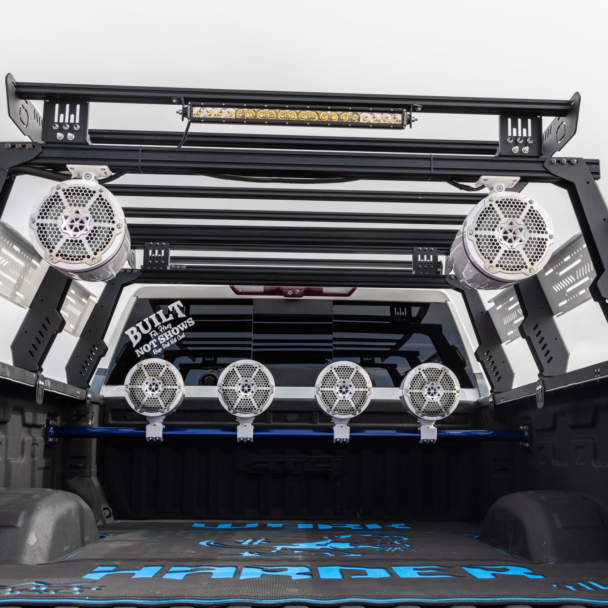 NXL 6.5" Marine and Powersports Towers LED RGB Lights 100 Watts Rms - Black.