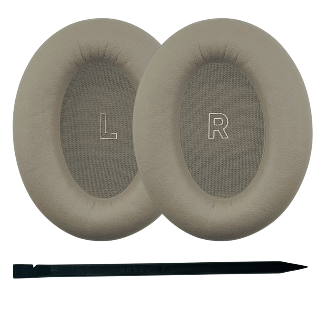 CS Ear Pad Cushion Replacements for Bose QC Ultra Headphones - White Smoke - product image 2 - Audio Sellerz