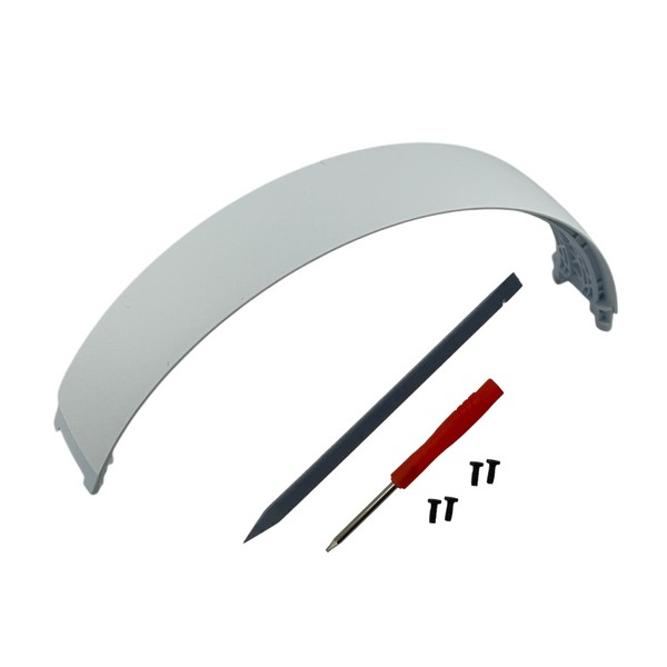 Replacement Headband Arch Plastic Part Kit for Beats Studio Pro Headphones - Matte White - product image 1 - Audio Sellerz