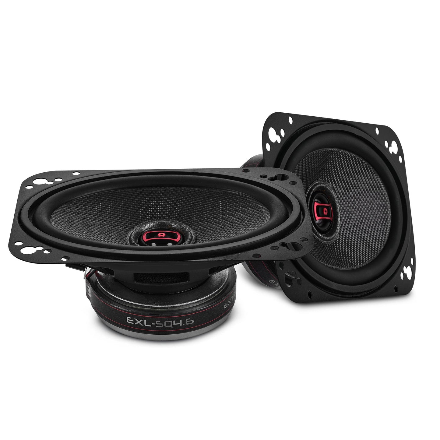 EXL 4x6” 2-Way Coaxial Speaker with Fiber Glass Cone | 60W RMS 3-Ohm.
