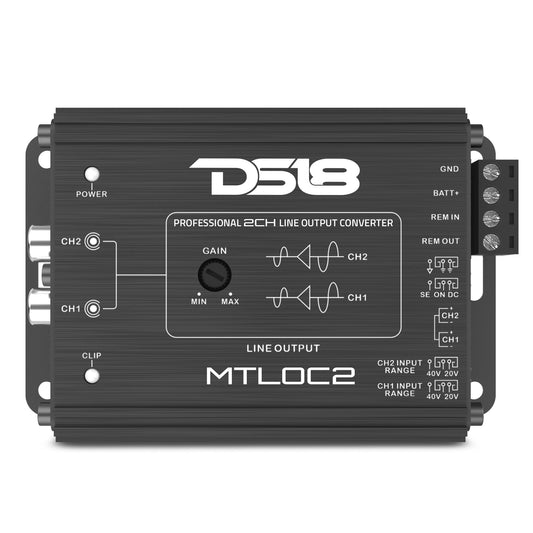 2-Channel High-to-Low Level Line Output Converter with Remote Turn-On.