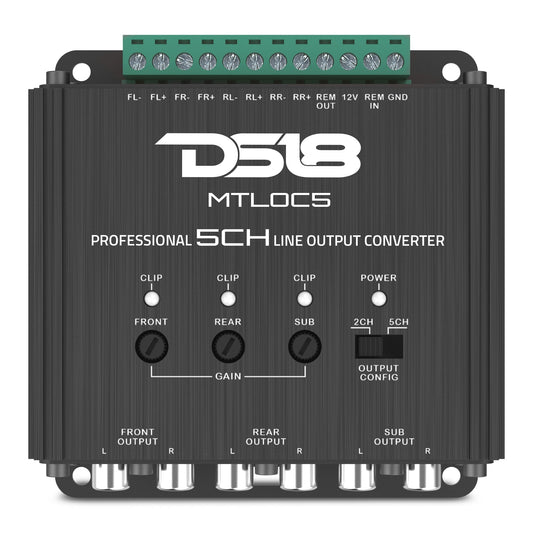 5-Channel High-to-Low Level Line Output Converter with Remote Turn-On.
