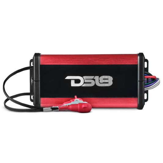 NXL 4-Channel Full-Range Class D Waterproof IP67 Marine and Powersports NANO Amplifier <br> 4 x 100 Watts Rms @ 4-Ohm.