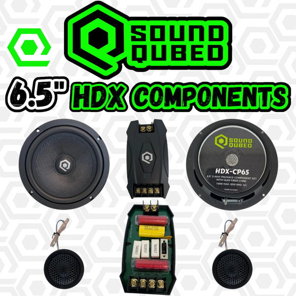 Soundqubed HDX Series 6.5" Component Set - Audio Sellerz