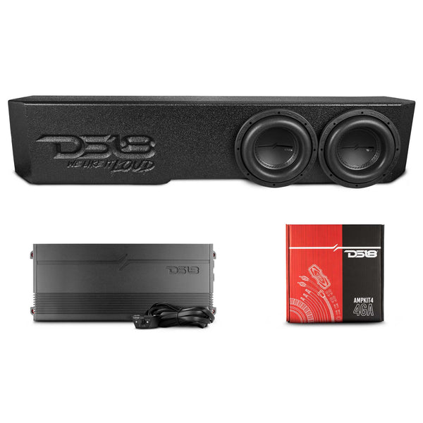 2018-2026 Jeep Gladiator Dual 8” Ported Subwoofer Under Seat Enclosure with Amplifier - Sold by Audio Sellerz