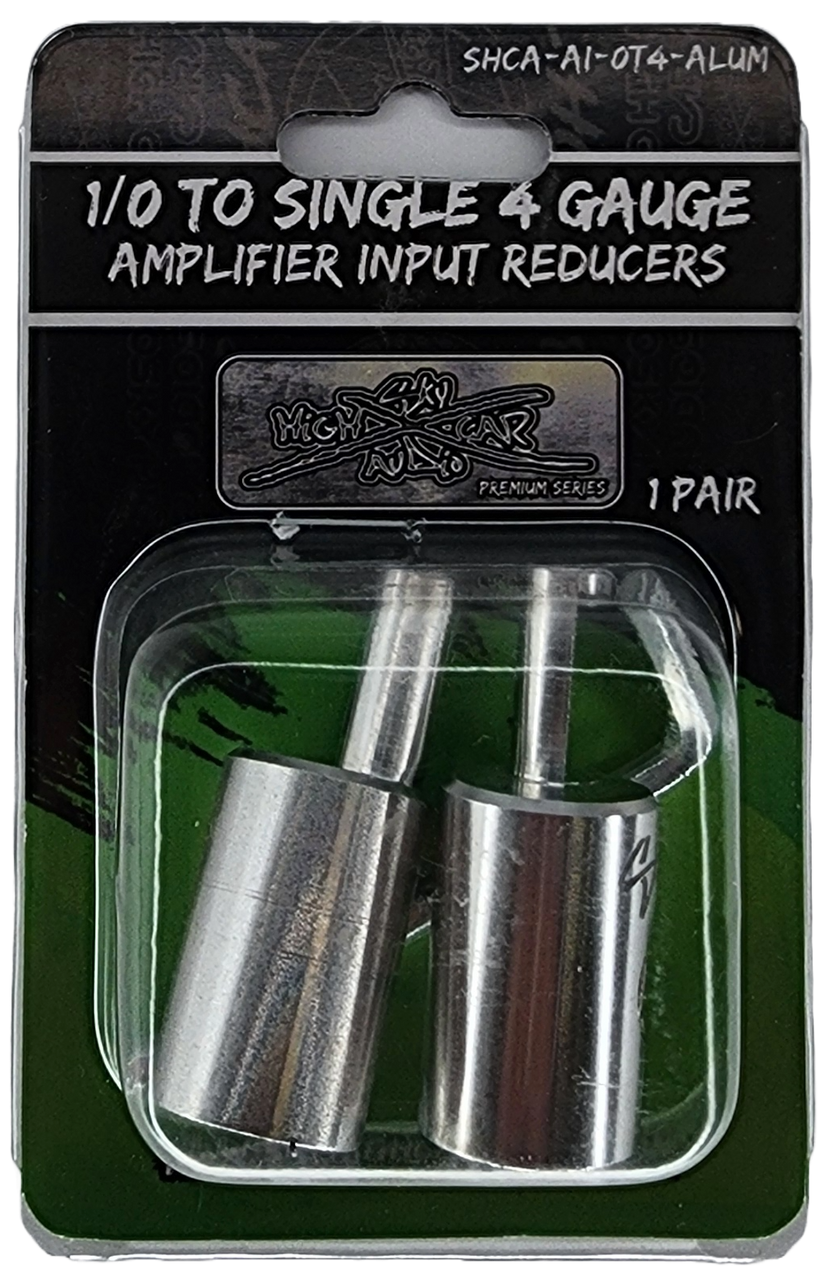 Sky High Car Audio 1/0 to 4 Gauge Amp Inputs Pair - Audio Sellerz