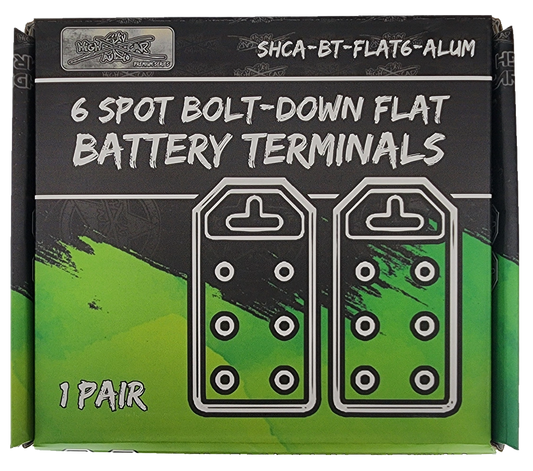 Sky High Car Audio 6 Flat Battery Terminals - Audio Sellerz