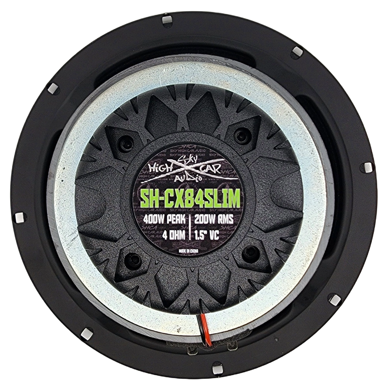 Sky High Car Audio SH-CX84SLIM 8" Slim Coaxial Speaker With Compression Driver Horn - Audio Sellerz