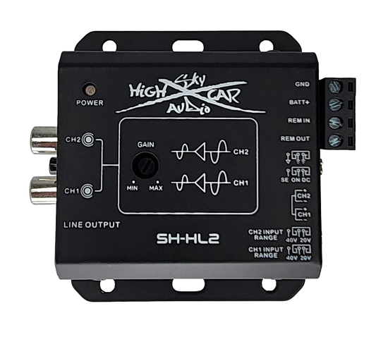 Sky High Car Audio 2 Channel Hi To Low Converter - Audio Sellerz