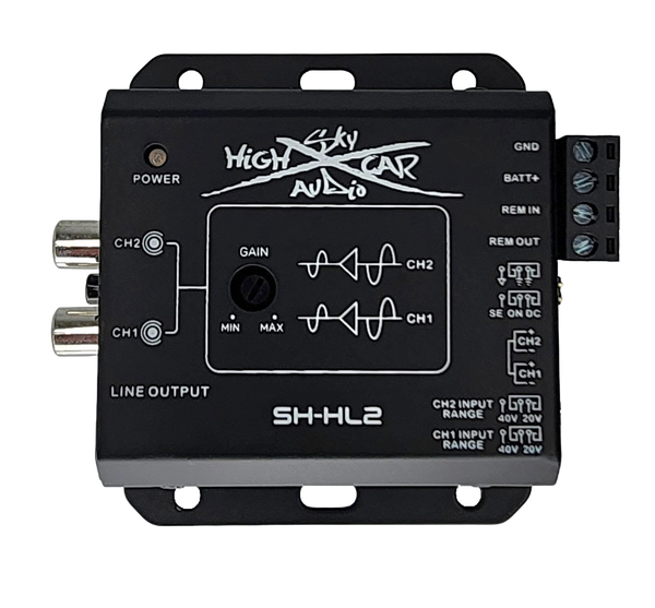 Sky High Car Audio 2 Channel Hi To Low Converter - Audio Sellerz