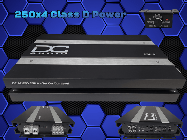 250.4 Class D 4-Channel Amplifier.