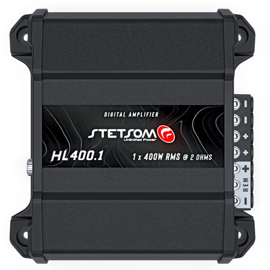 Stetsom HL 400.1 Digital Amplifier – 400W RMS 2 Ohm.