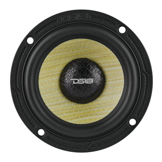 DXQ 3.5” Midrange Speaker with Yellow Straw + Composite Foam Cone | 60W RMS 4-Ohm.