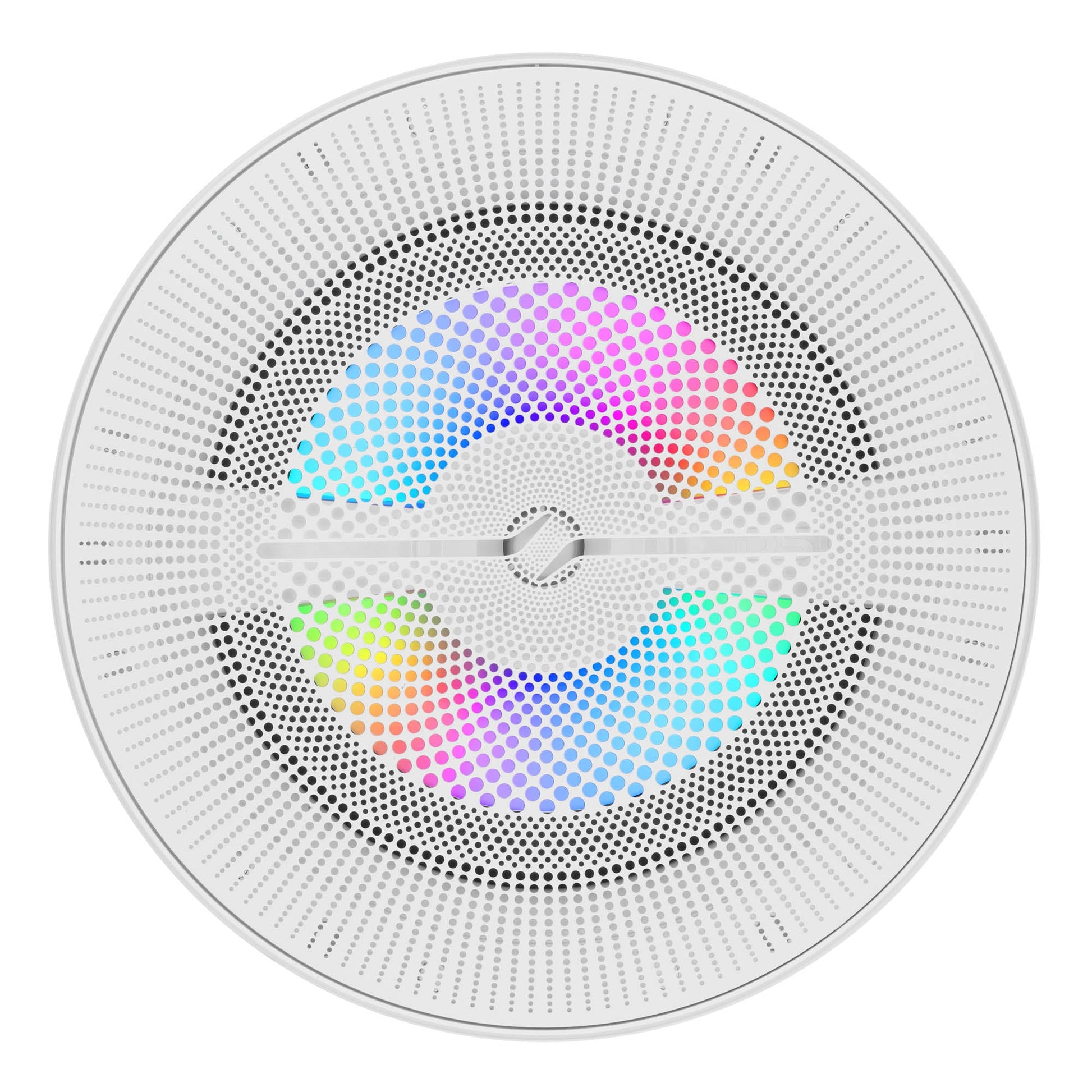 Luxury 8” 2-Way Marine Coaxial Speaker with Digital LED Lights and Flush Magnetic Mount Grille | 175W RMS 4-Ohm.