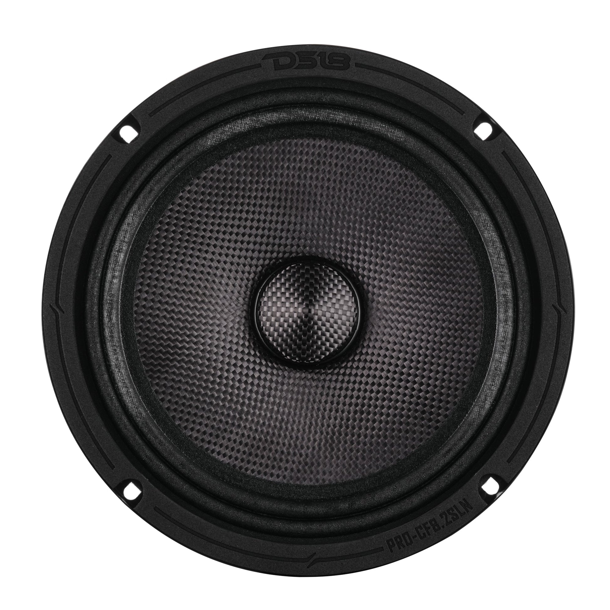 8” Slim Motorcycle & Motorsports Loudspeaker With Neodymium Magnet and Water Resistant Carbon Fiber Cone | 200W RMS 2-Ohm.