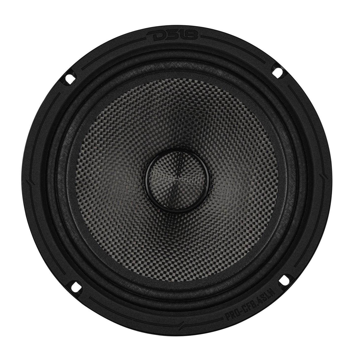 8” Slim Motorcycle & Motorsports Loudspeaker With Neodymium Magnet and Water Resistant Carbon Fiber Cone | 200W RMS 4-Ohm.