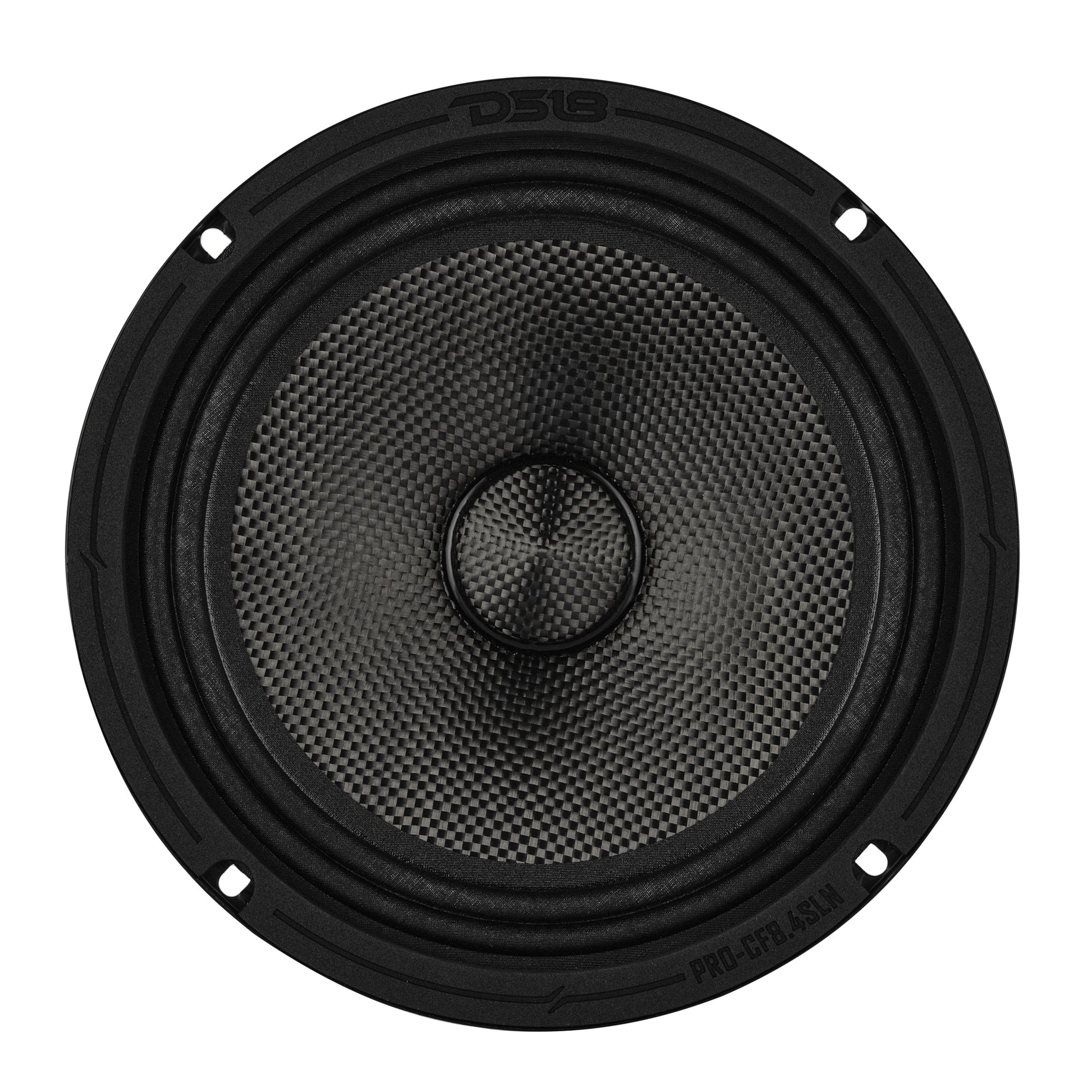 8” Slim Motorcycle & Motorsports Loudspeaker With Neodymium Magnet and Water Resistant Carbon Fiber Cone | 200W RMS 4-Ohm.