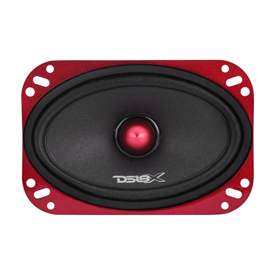 PRO-X 4x6” Mid-Range Loudspeaker with Bullet | 100W RMS 4-Ohm.