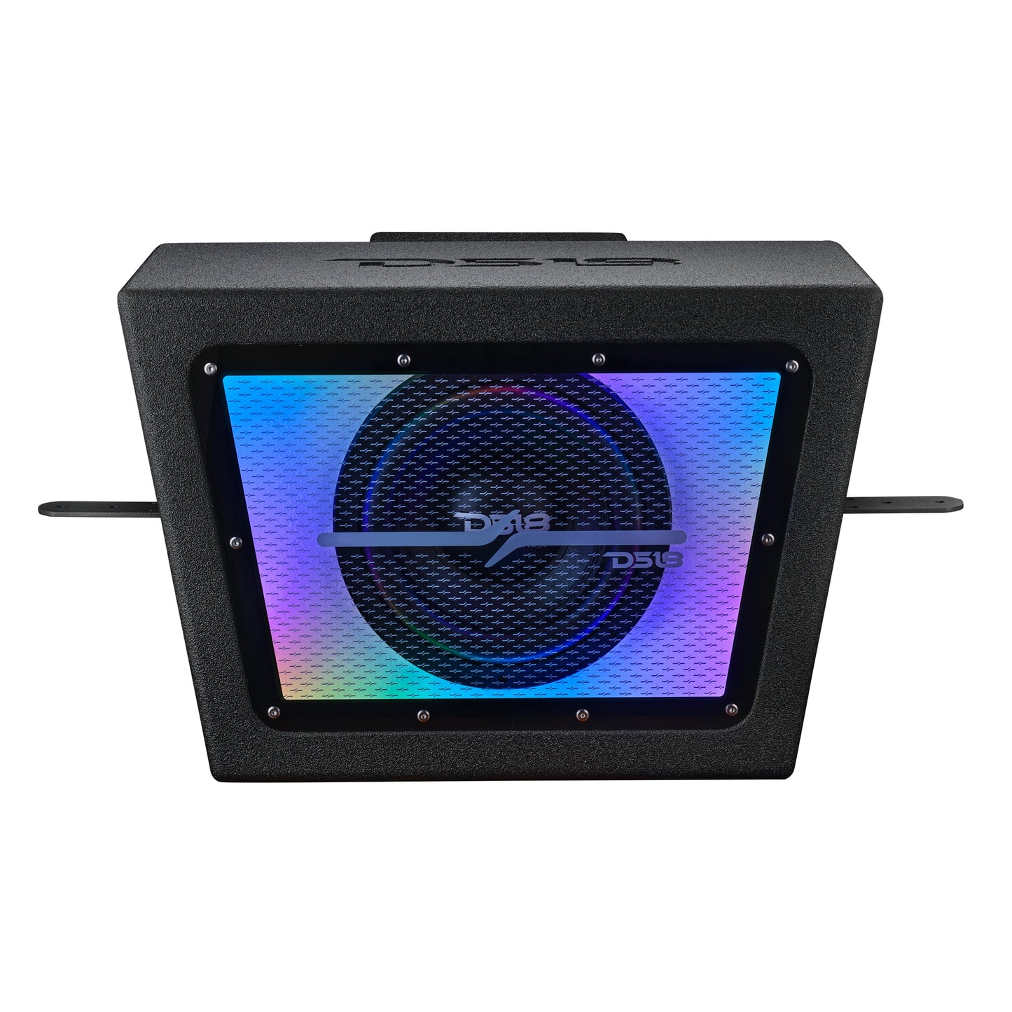 Polaris RZR PRO/XP 10" Bandpass Subwoofer Enclosure for Rear Cargo Box with Digital LED Lights | EXL-X10.2D Preloaded.
