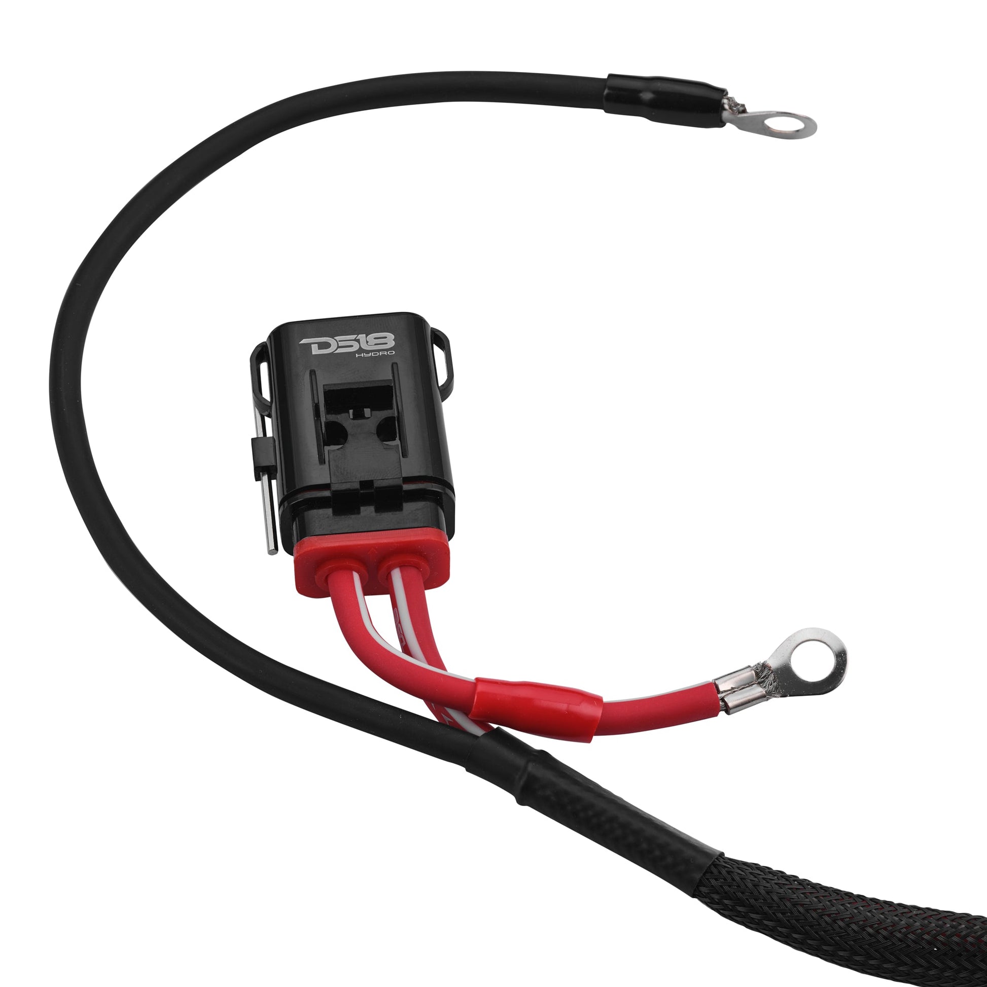 UTV 8-Gauge Power Harness Kit – 8ft Power & Ground Cables with Water-Resistant Fuse Holder for 2-Door UTVs.