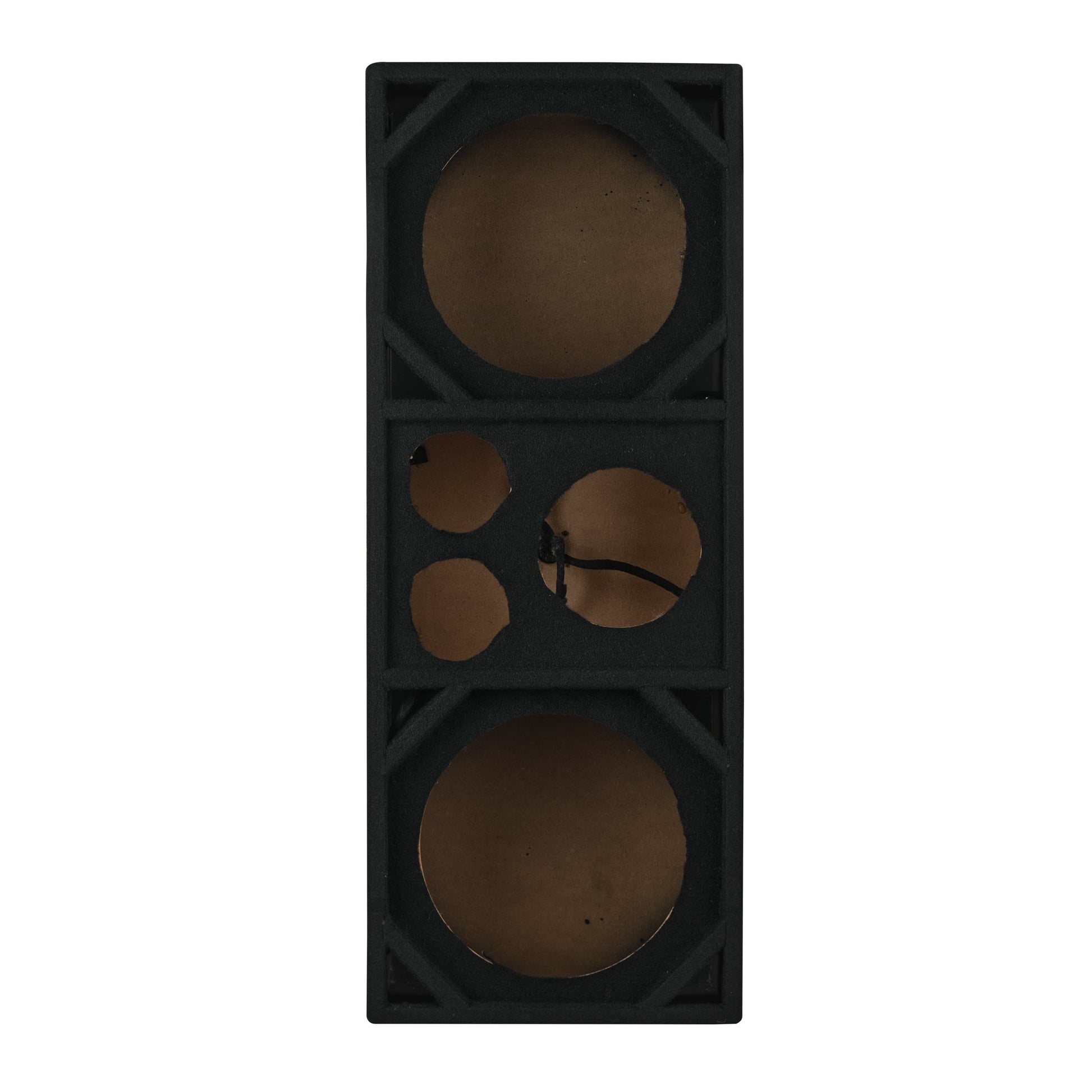 Dual 10” + Dual 4” Tweeter + 2” Driver Ported Empty Voceteo Enclosure | Speakon-Ready.