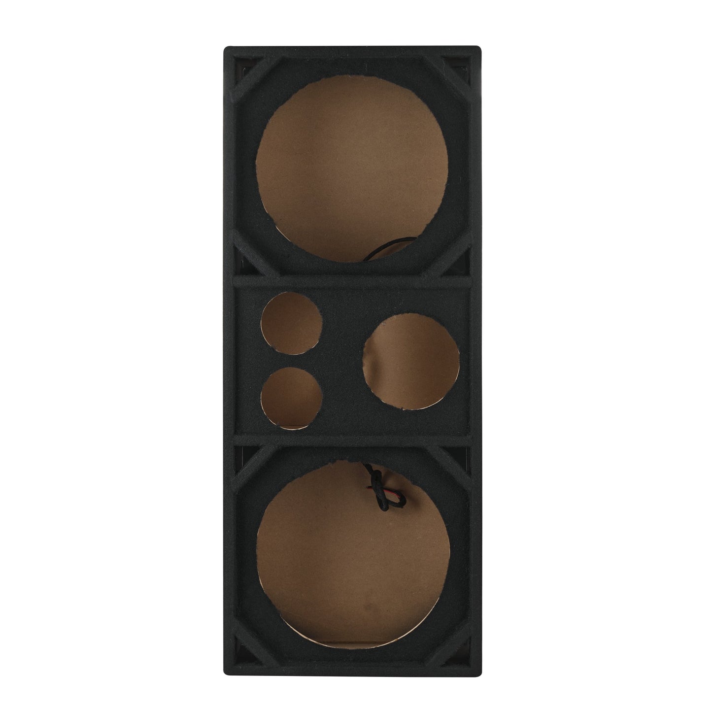 Dual 12” + Dual 4” Tweeter + 2” Driver Ported Voceteo Empty Enclosure | Speakon-Ready.